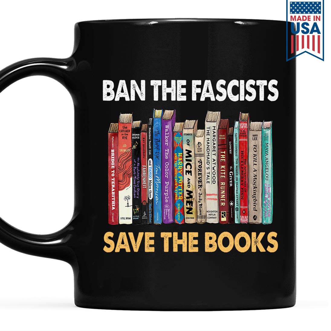 Ban The Fascists Save The Books Book Lovers Gift MUGB378