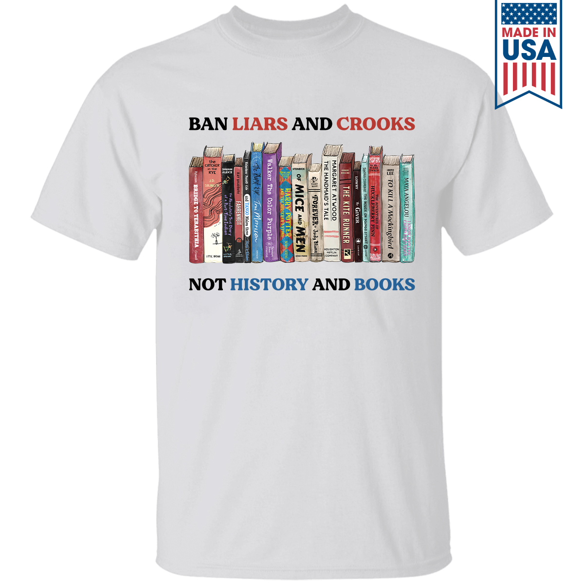 Ban Liars And Crooks Not History And Books Book Lovers Gift TSW231