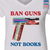 Ban Guns Not Books Book Lover Gift Women's V-neck T-shirt TSVW187