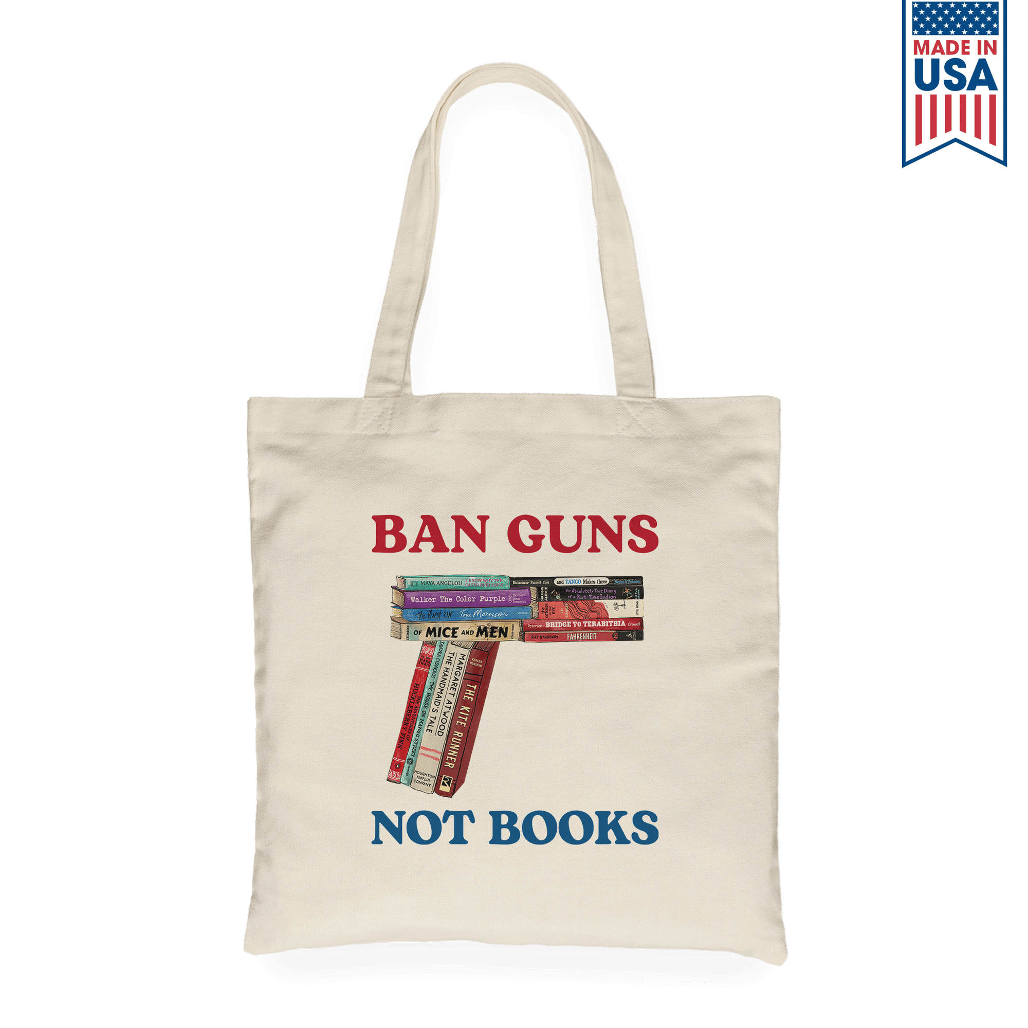 Ban Guns Not Books Book Lover Gift TBW187