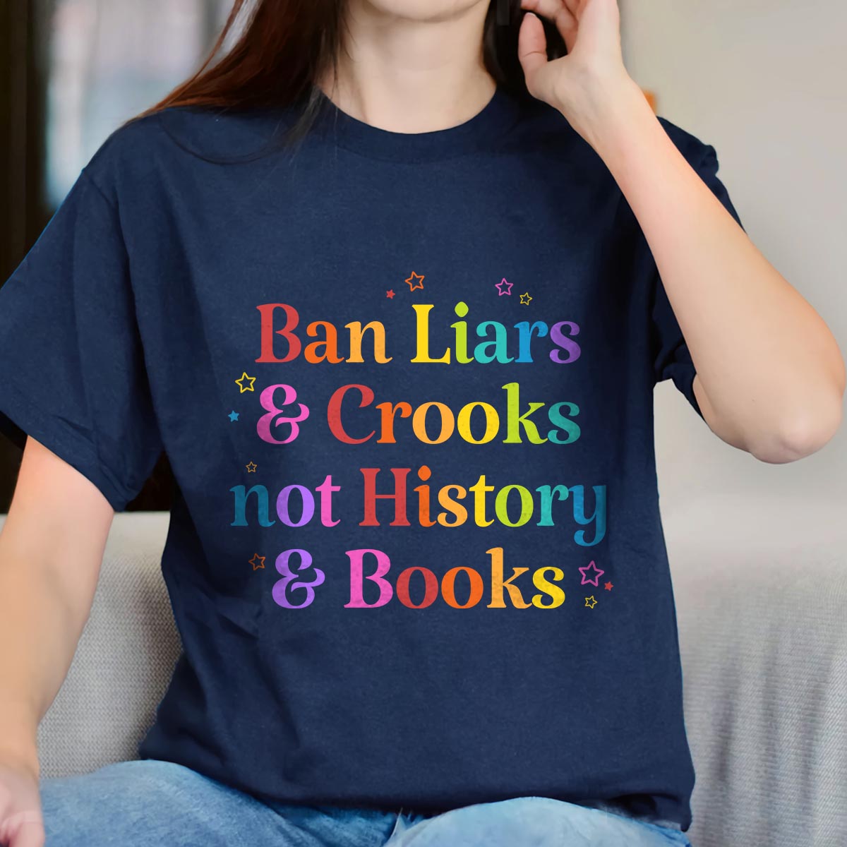 Ban Liars And Crooks Not History And Books Book Lovers Gift TSB268