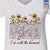 Banned Books & Sunflowers Book Lovers Gift Women's V-neck T-shirt TSVW553