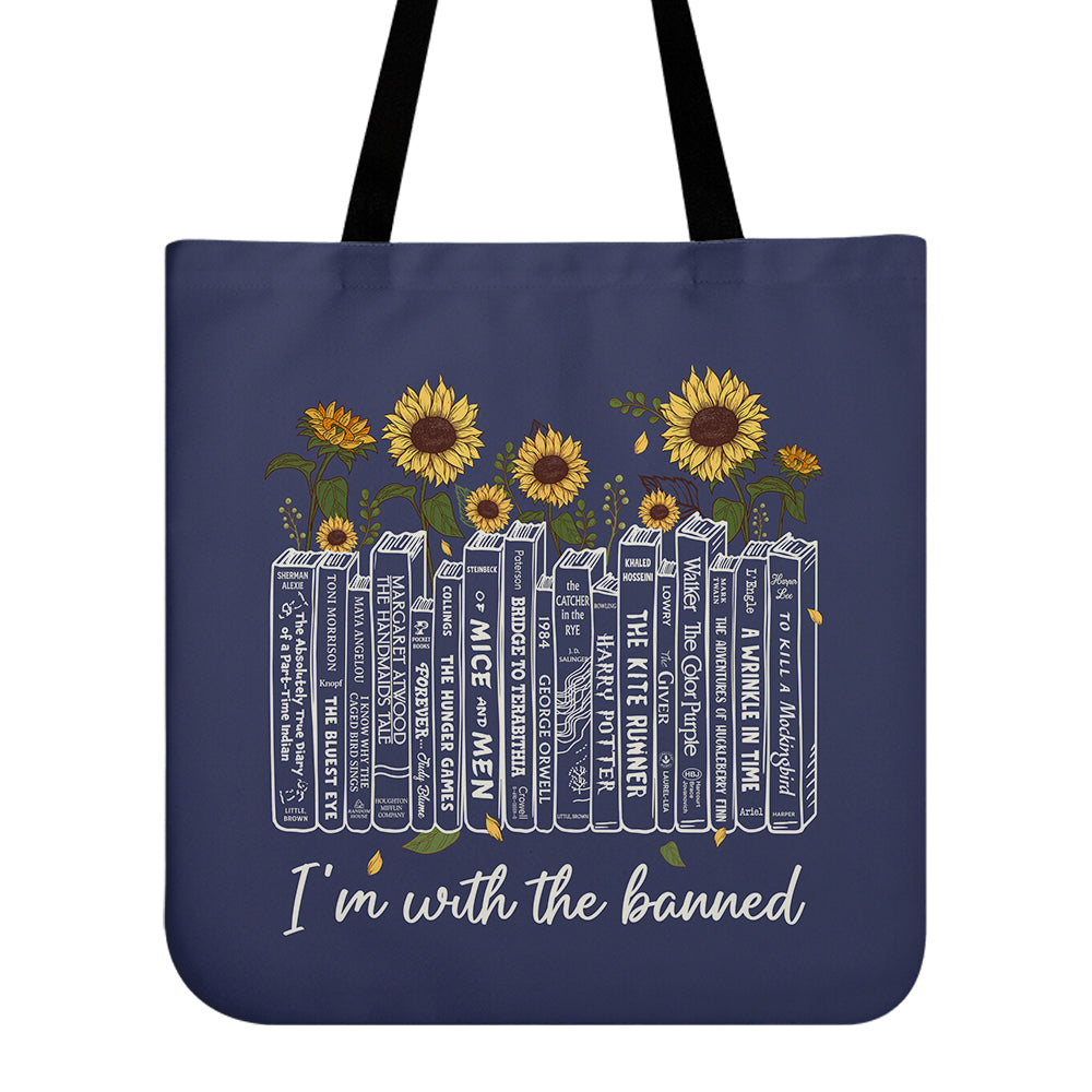 Banned Books & Sunflowers Book Lovers Gift TBF554