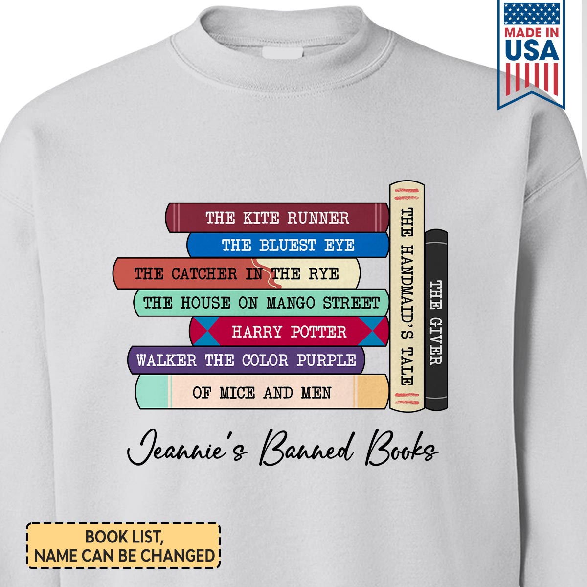 Custom Banned Books Book Lovers Gift SWWH05