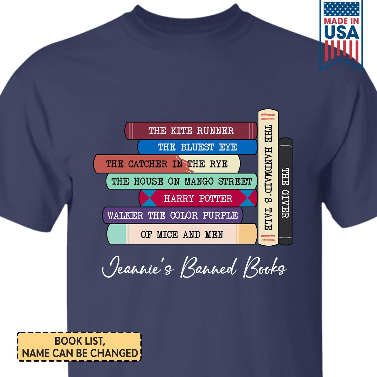 Custom Banned Books Book Lovers Gift TSBH06