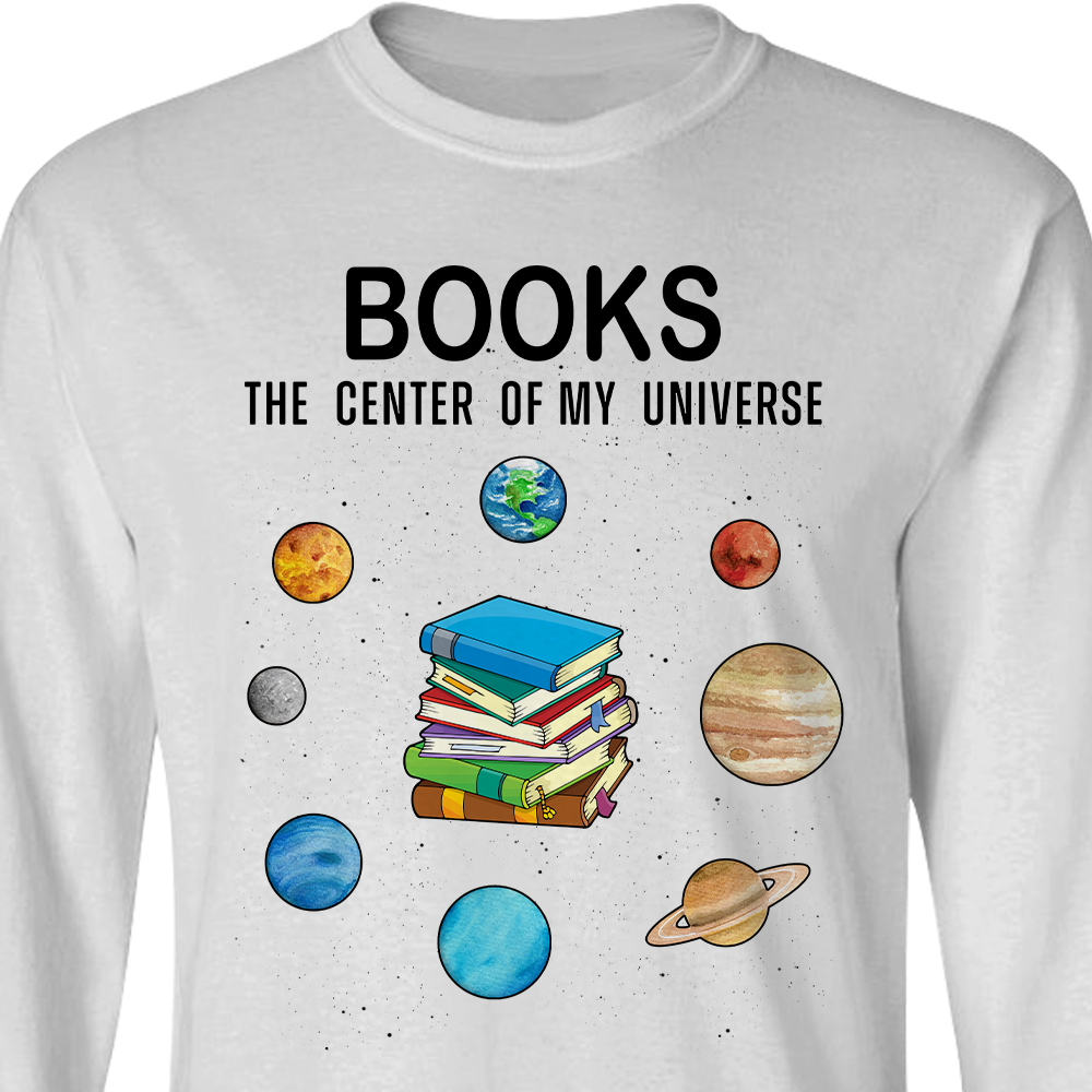 Books The Center Of My Universe Book Lovers Gift LSW115