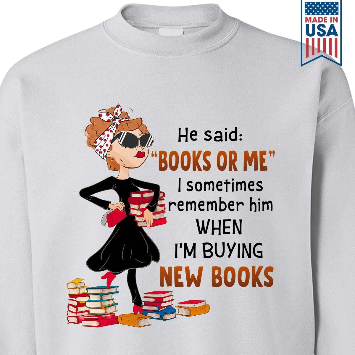 Books Or Me Book Lovers Gift SWW443