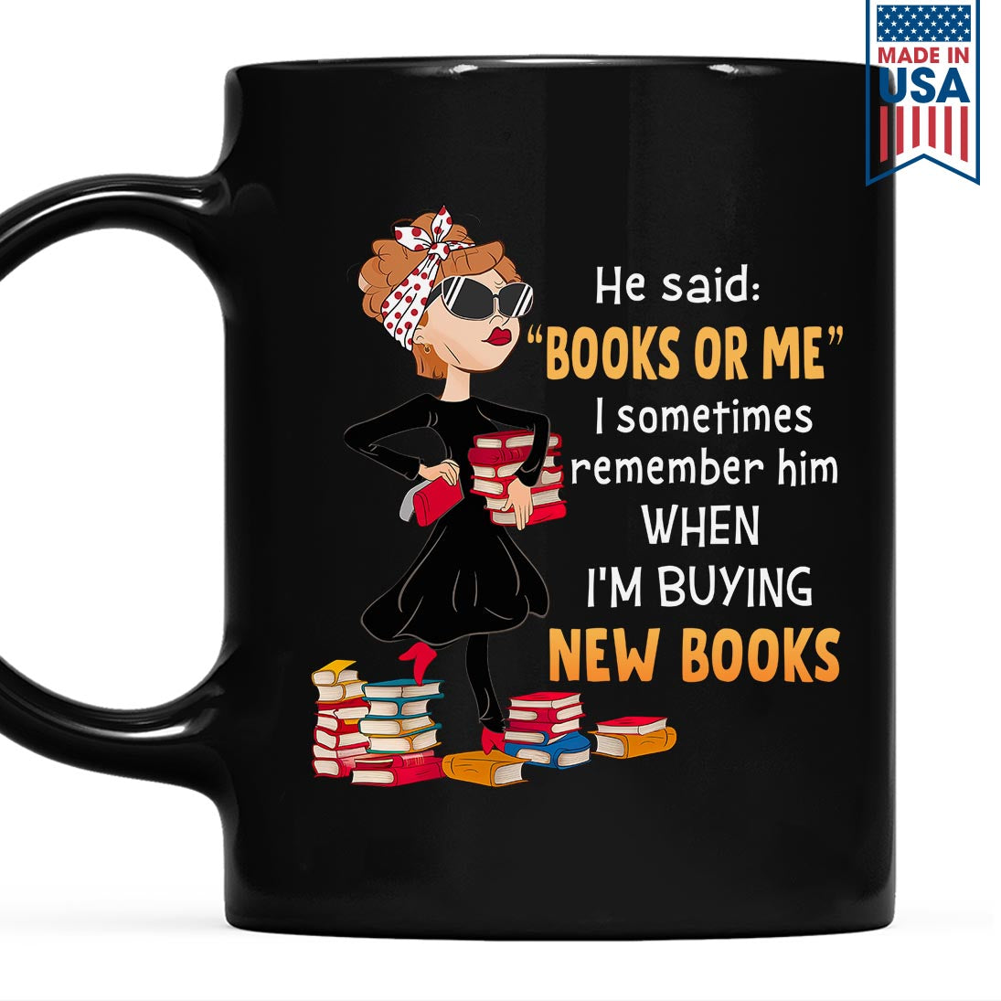 Books Or Me Book Lovers Gift MUGB444