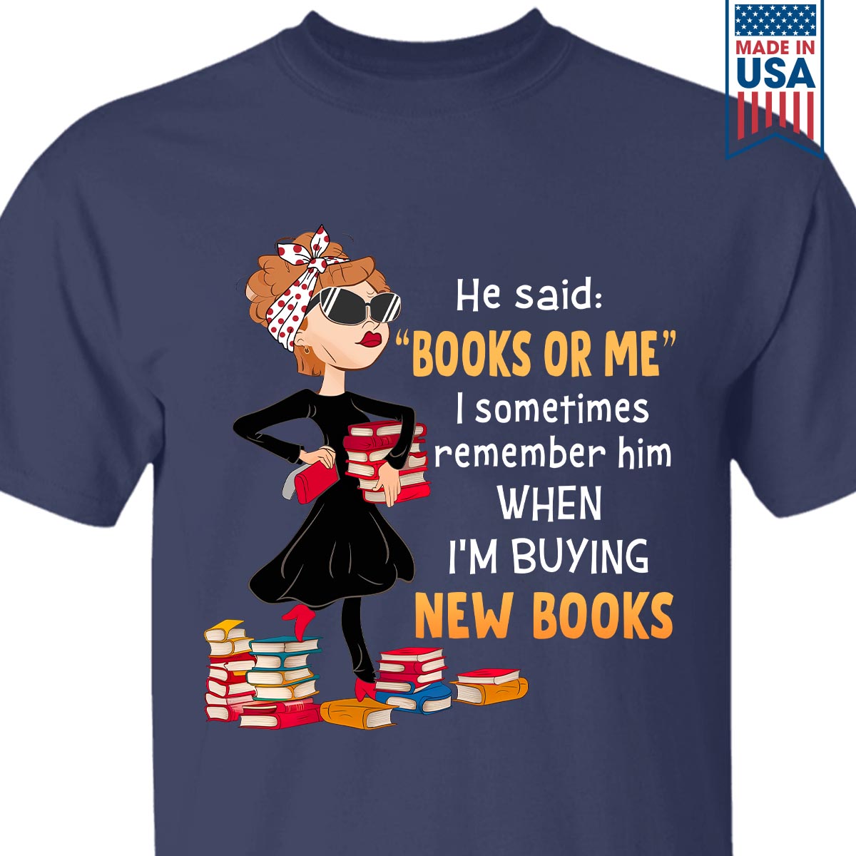 Books Or Me Book Lovers Gift TSB444