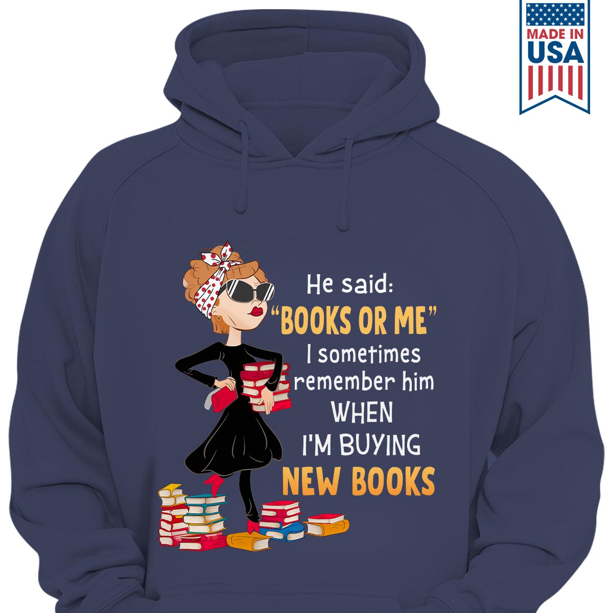 Books Or Me Book Lovers Gift HDB444