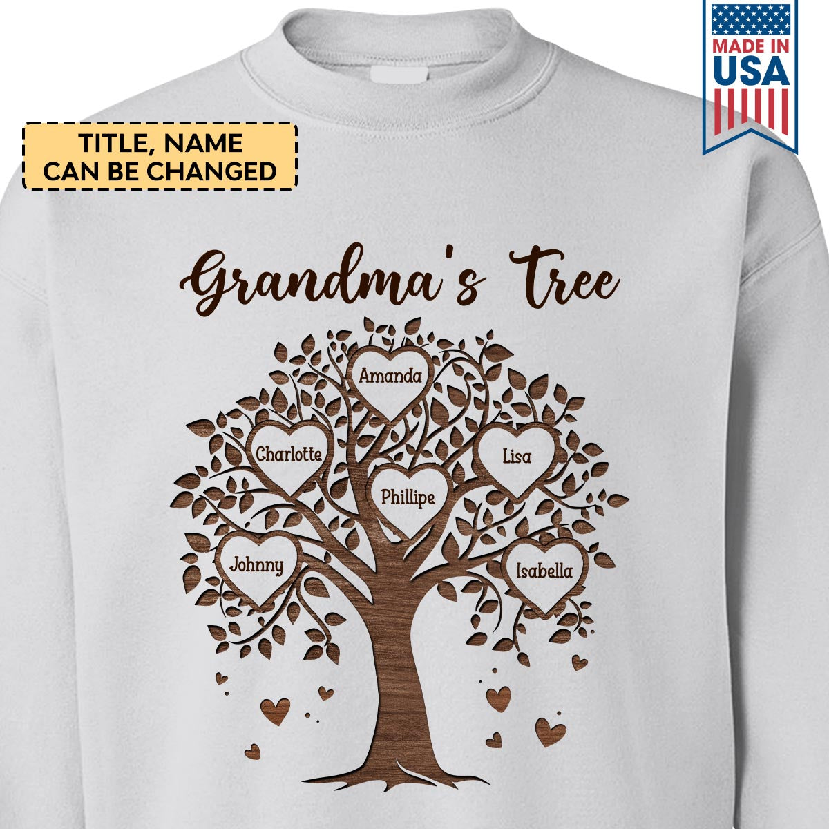 Custom Grandma's Tree Book Lovers Gift SWWH137