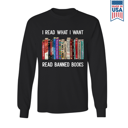 I Read What I Want Read Banned Books Book Lover Gift LSB208