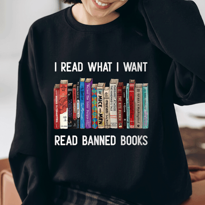 I Read What I Want Read Banned Books Book Lover Gift LSB208