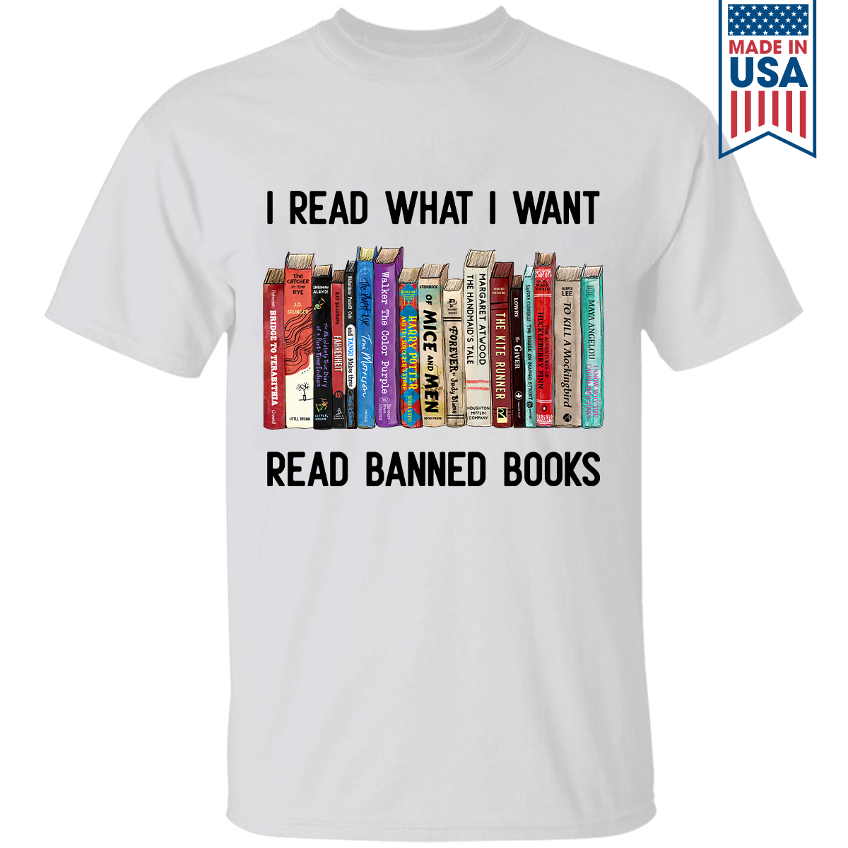 I Read What I Want Read Banned Books Book Lover Gift TSW207