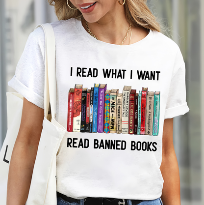 I Read What I Want Read Banned Books Book Lover Gift TSW207