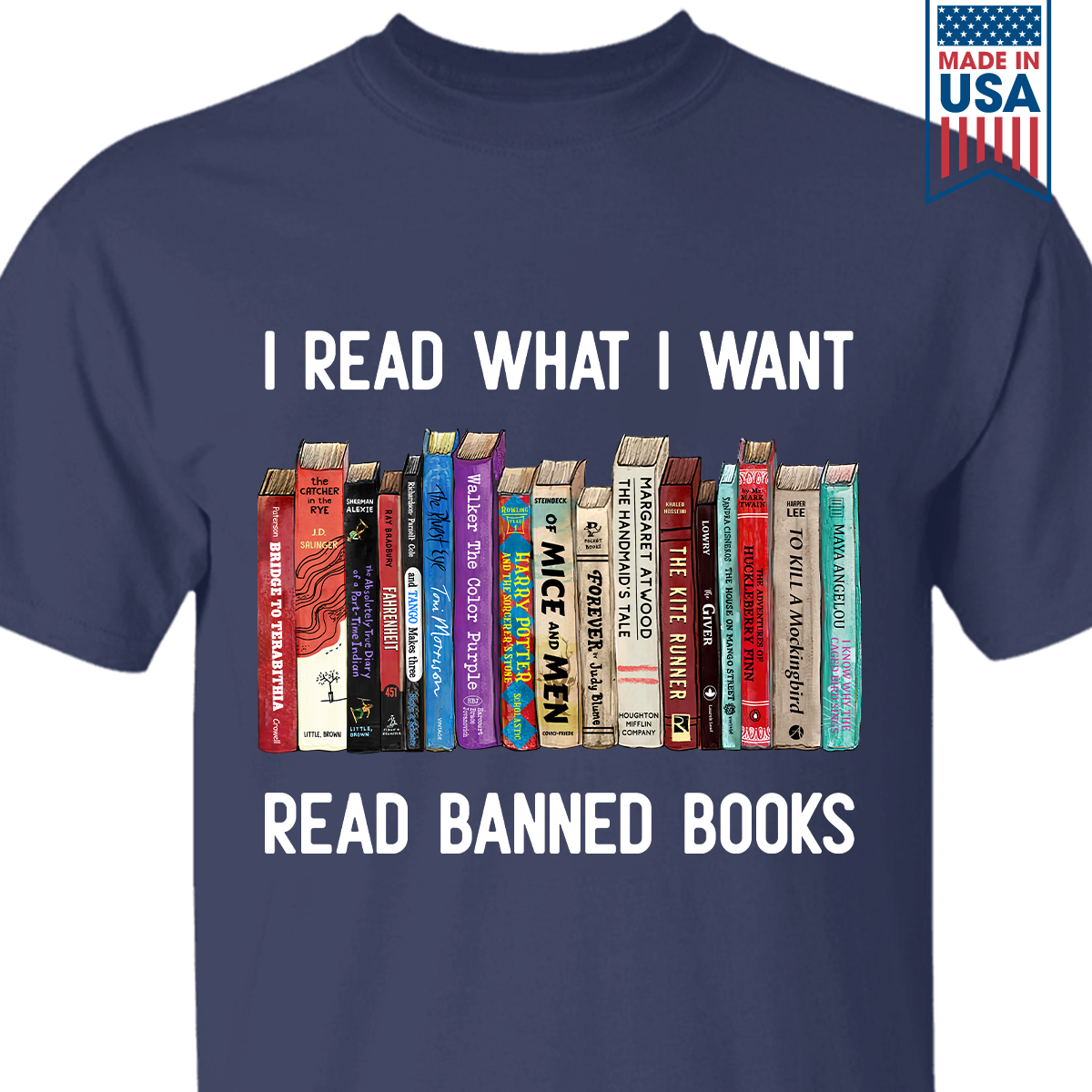 I Read What I Want Read Banned Books Book Lover Gift TSB208