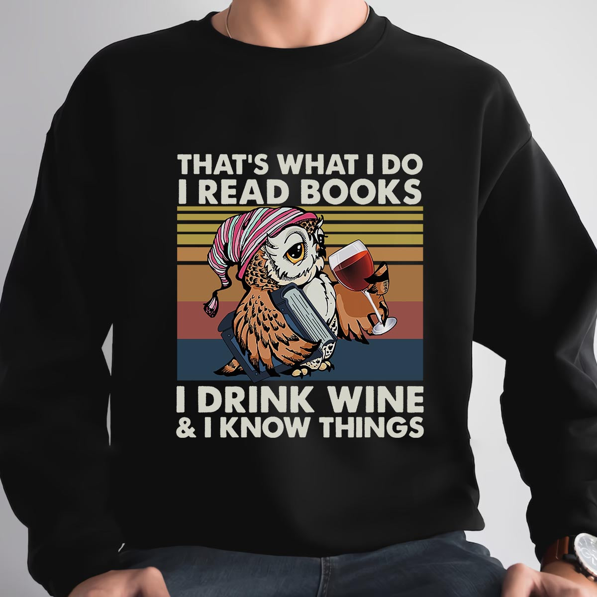 I Drink Wine And I Know Things Book Lovers Gift SWB12