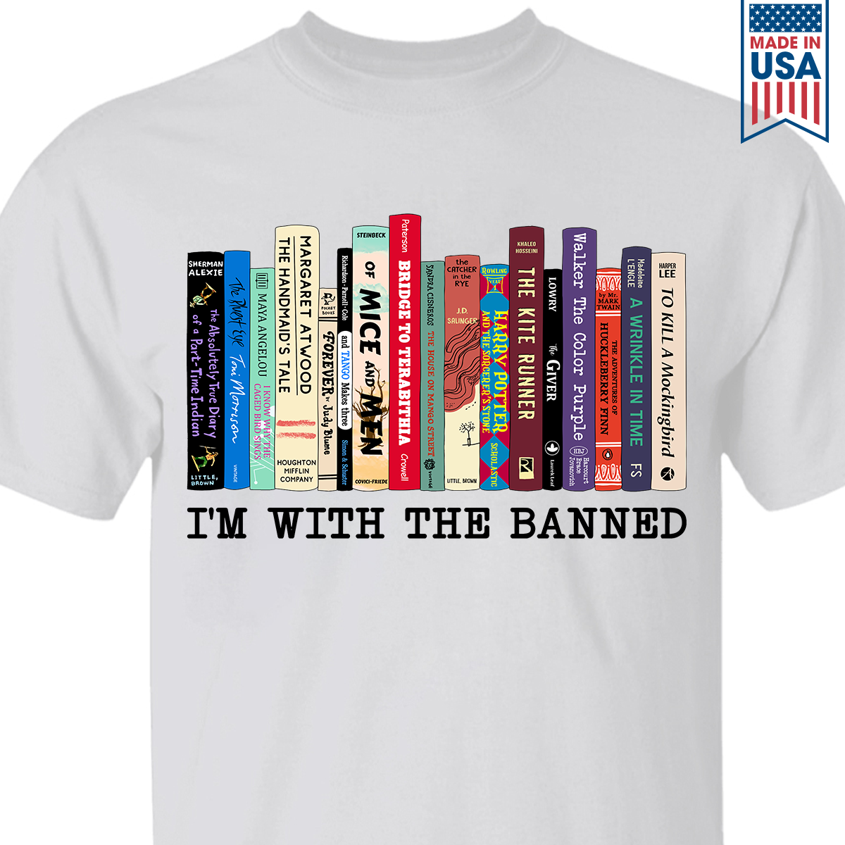 I'm With The Banned Book Lovers Gift TSW57
