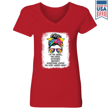 Women's V-neck T-shirt TSVB598