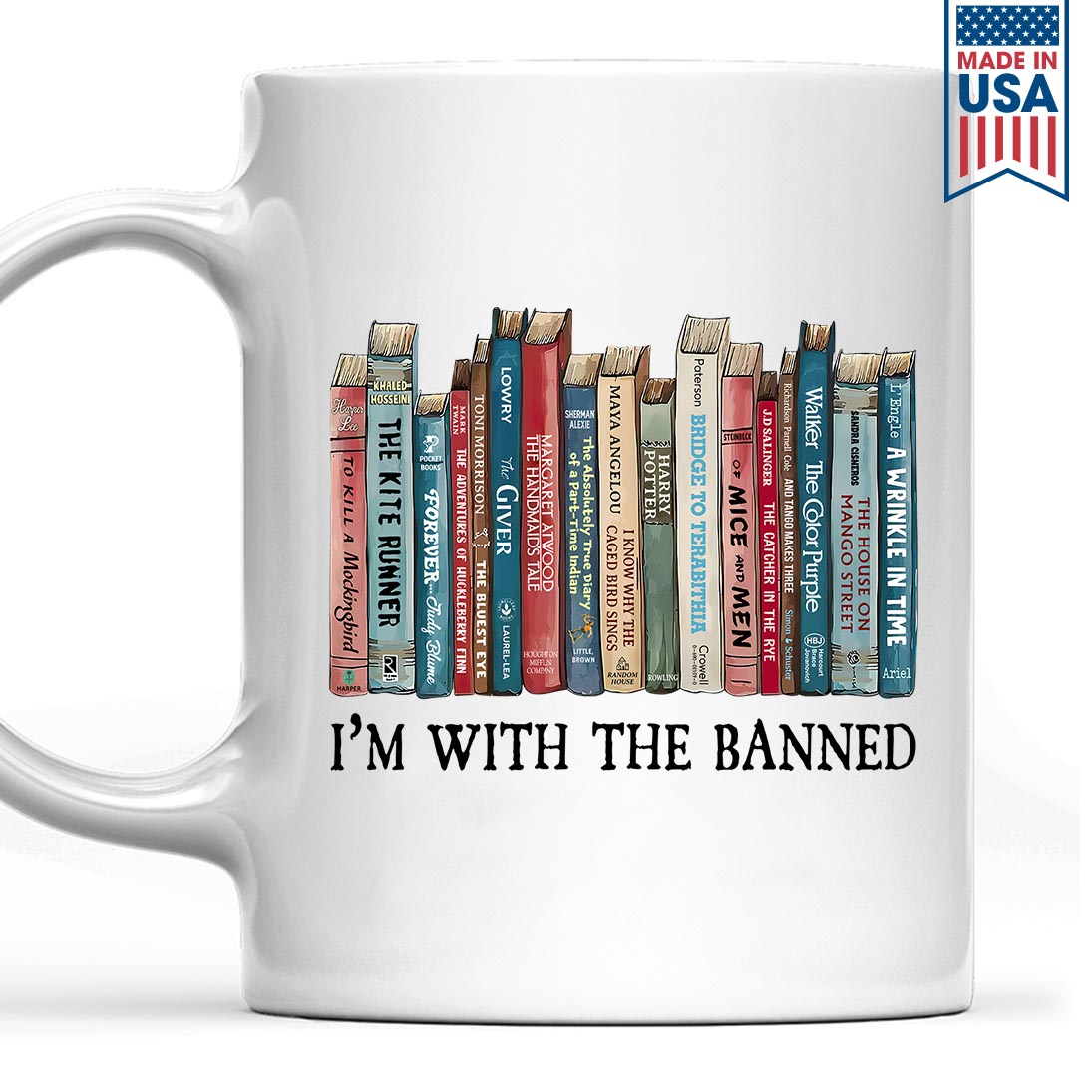 I'm With The Banned Book Lovers Gift MUGW537