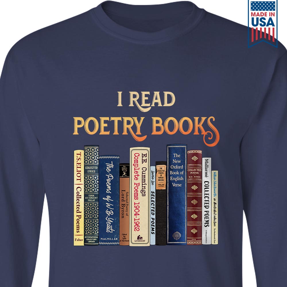 I Read Poetry Books Book Lovers Gift LSB280