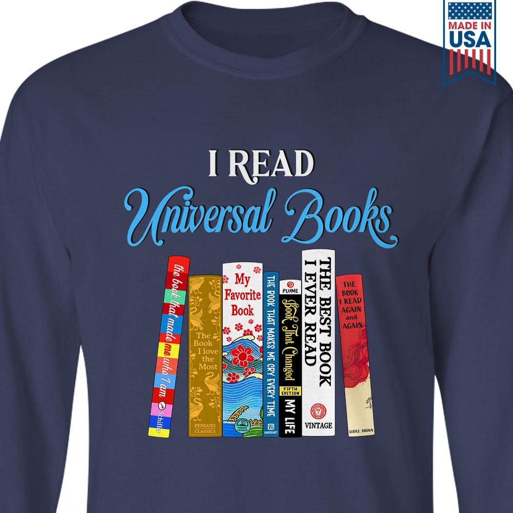 I Read Universal Books Book Lovers Gift LSB330