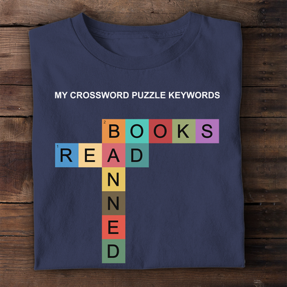 My Crossword Puzzle Keywords Book Lover Gift TSB204