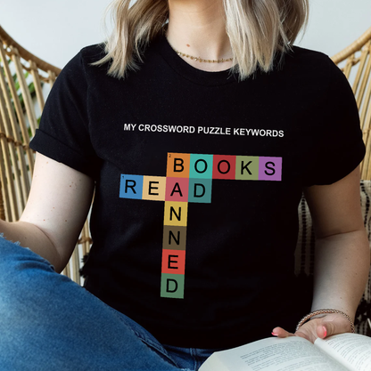 My Crossword Puzzle Keywords Book Lover Gift TSB204