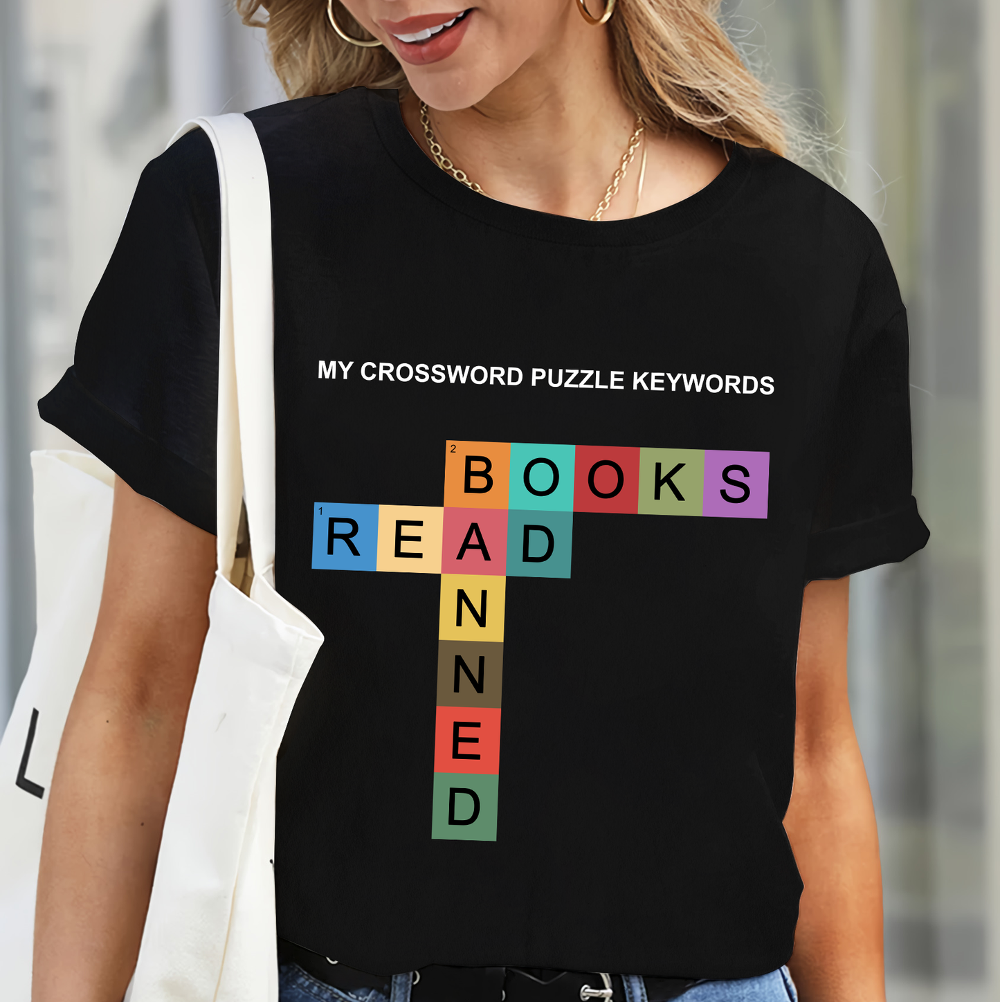 My Crossword Puzzle Keywords Book Lover Gift TSB204