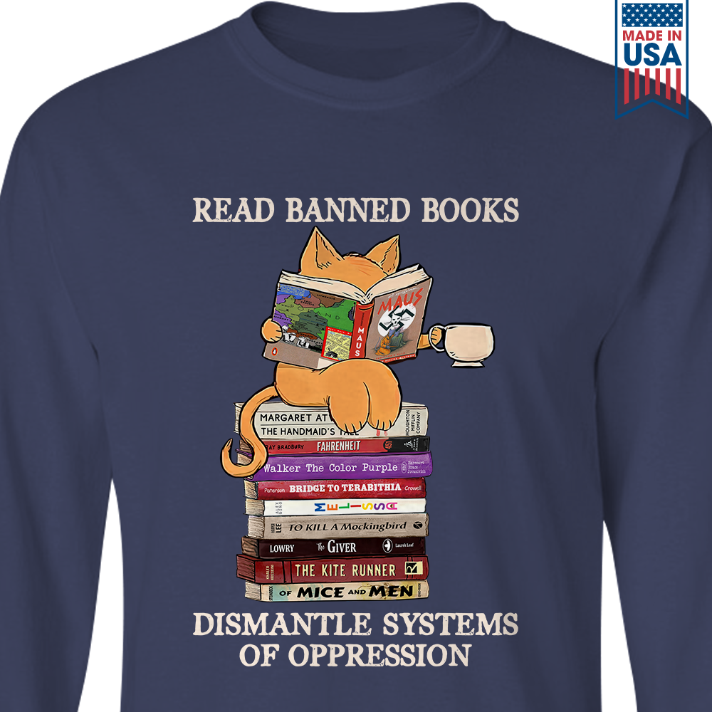 Maus Read Banned Books Dismantle Systems Of Oppression Book Lovers Gift LSB218