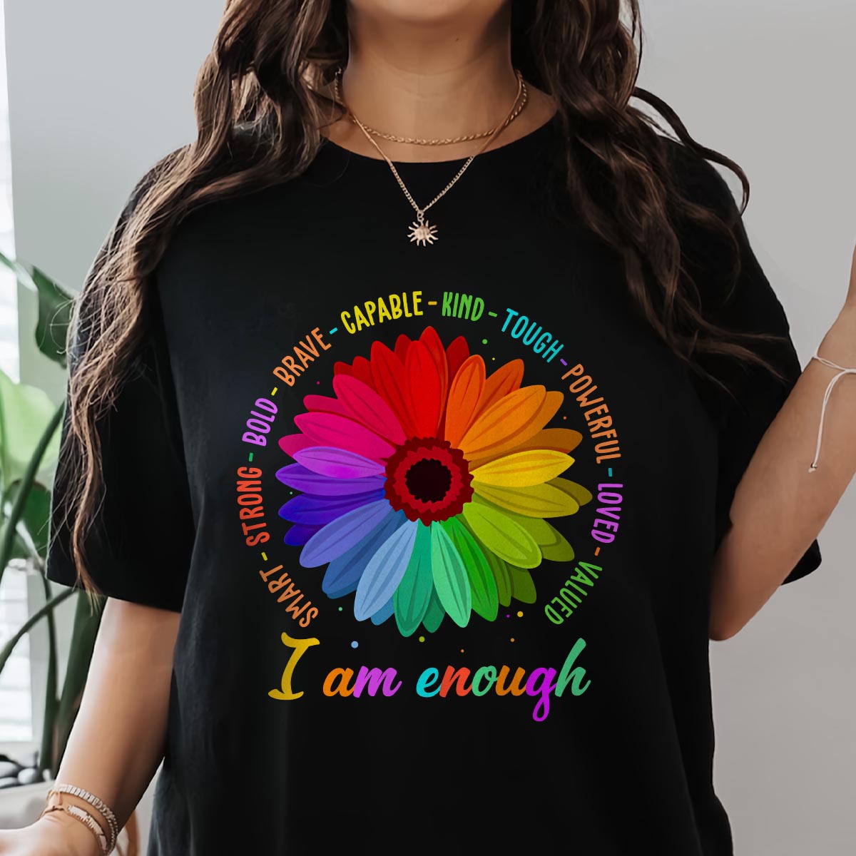 I Am Enough Book Lovers Gift TSB460