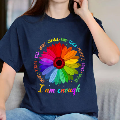 I Am Enough Book Lovers Gift TSB460