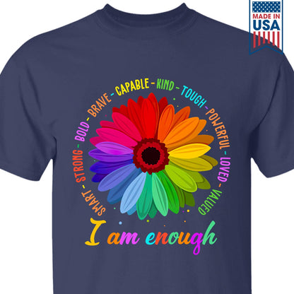 I Am Enough Book Lovers Gift TSB460