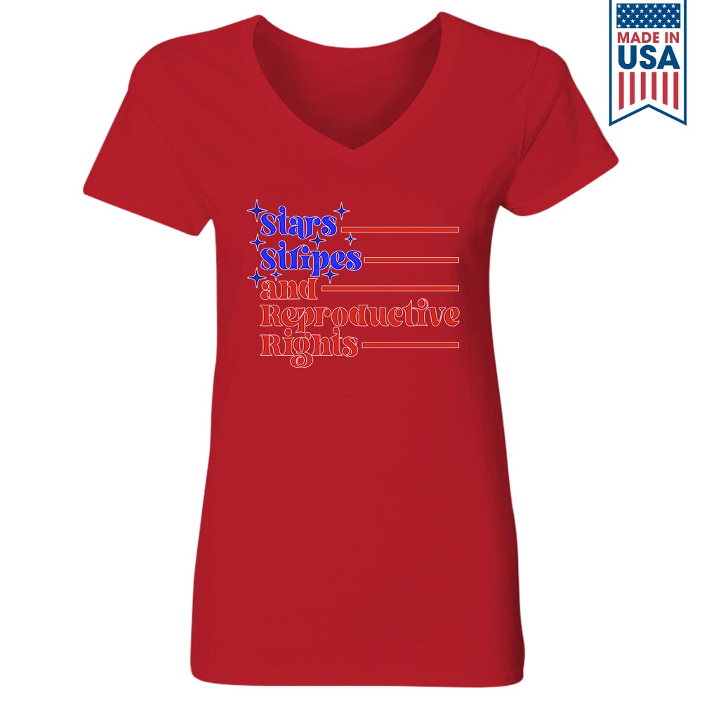 Women's V-neck T-shirt TSVB534