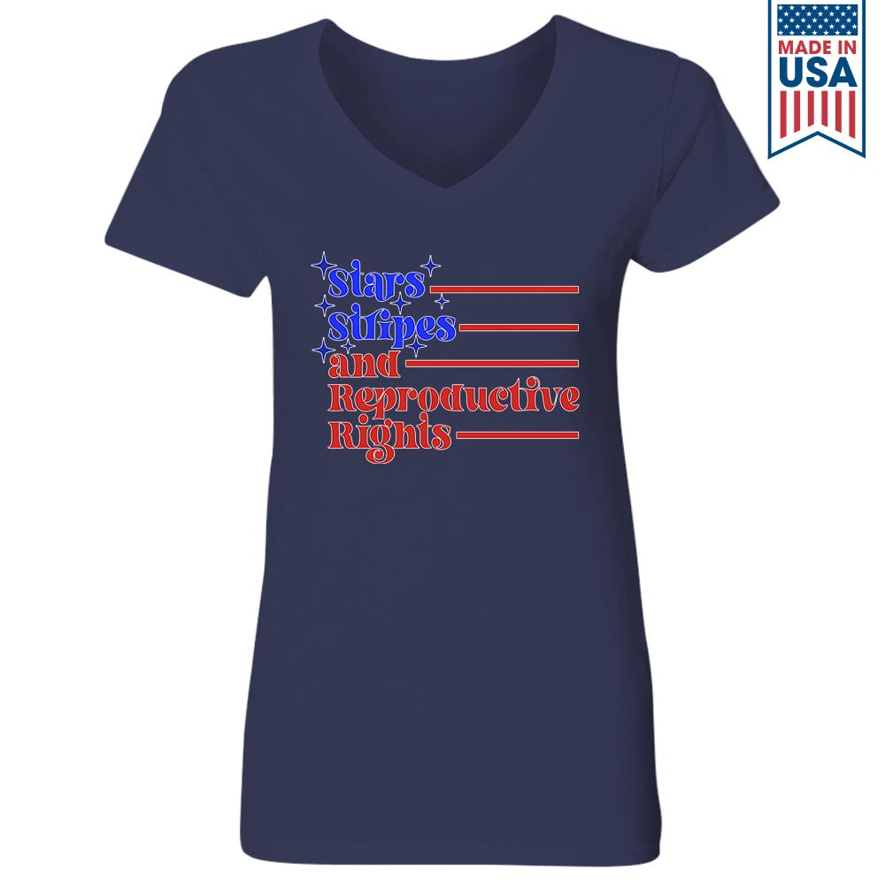 Women's V-neck T-shirt TSVB534