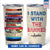 I Stand With The Banned Personalized Curved Tumbler 20oz Book Lovers Gift SCT10