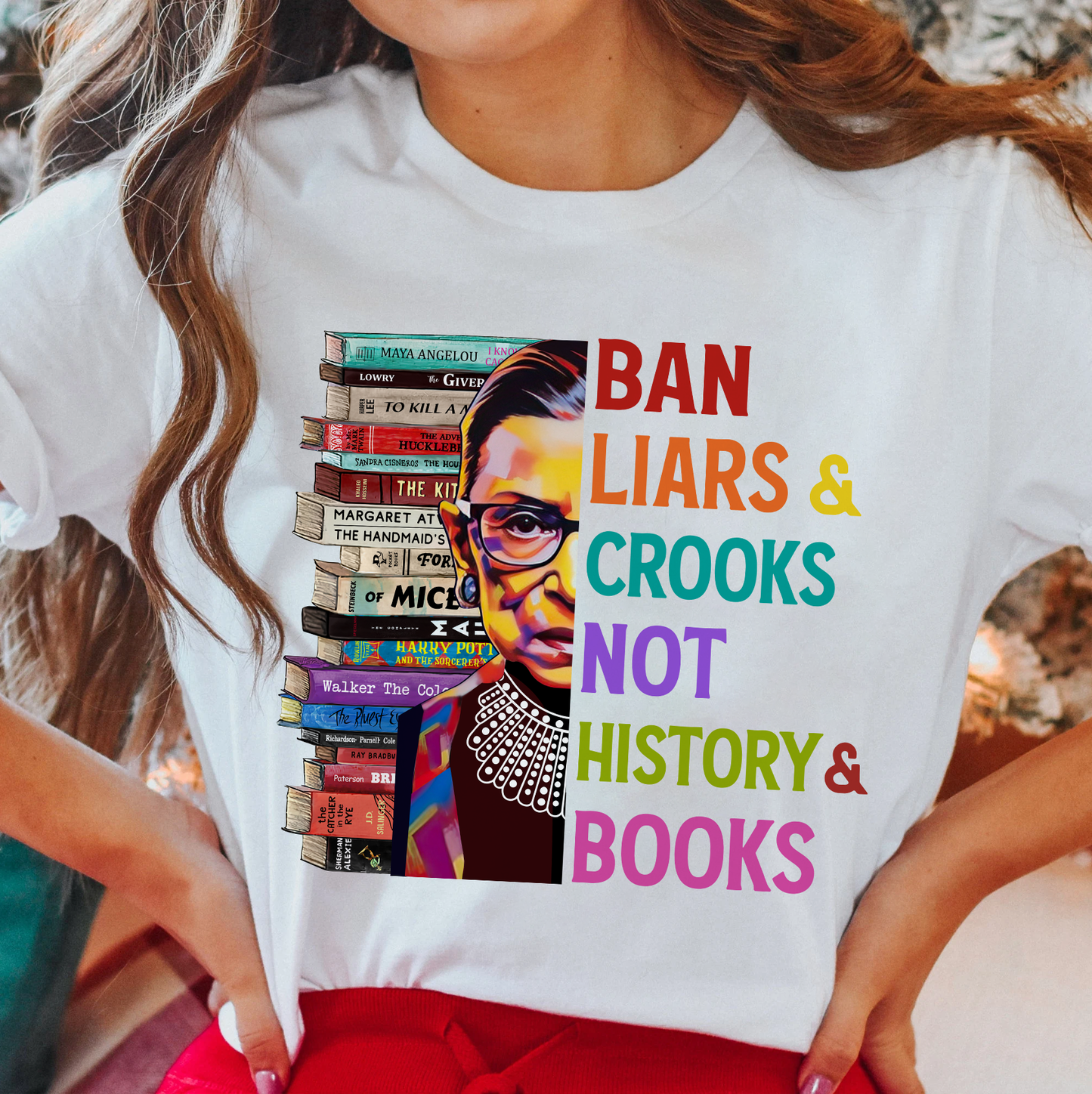 Ban Liars And Crooks Not History And Books Book Lovers Gift TSW313