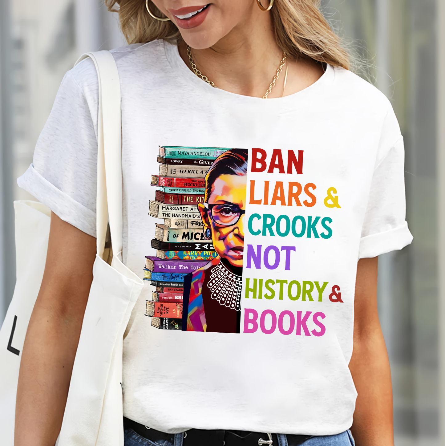 Ban Liars And Crooks Not History And Books Book Lovers Gift TSW313