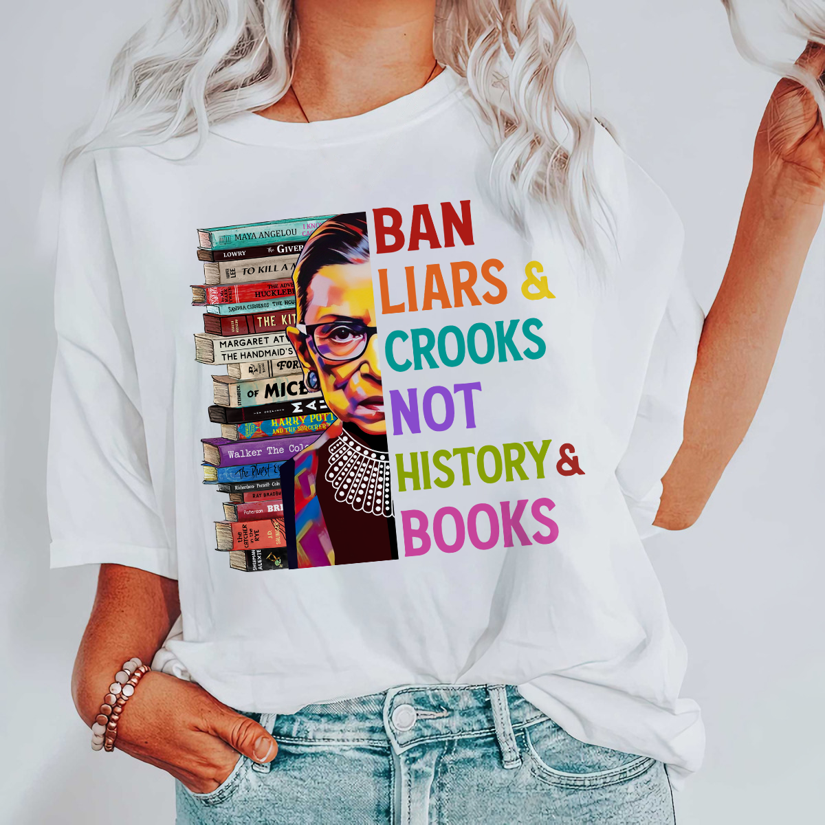 Ban Liars And Crooks Not History And Books Book Lovers Gift TSW313