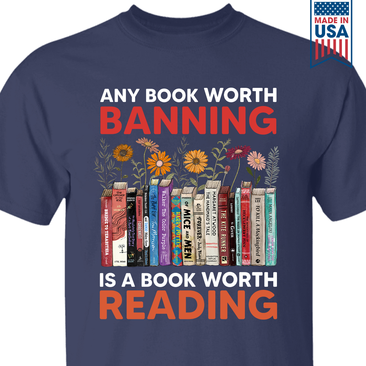 Any Book Worth Banning Is A Book Worth Reading Book Lovers Gift TSB362