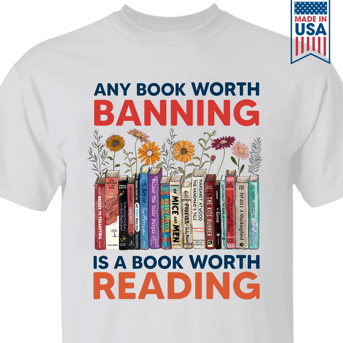 Any Book Worth Banning Is A Book Worth Reading Book Lovers Gift TSW361