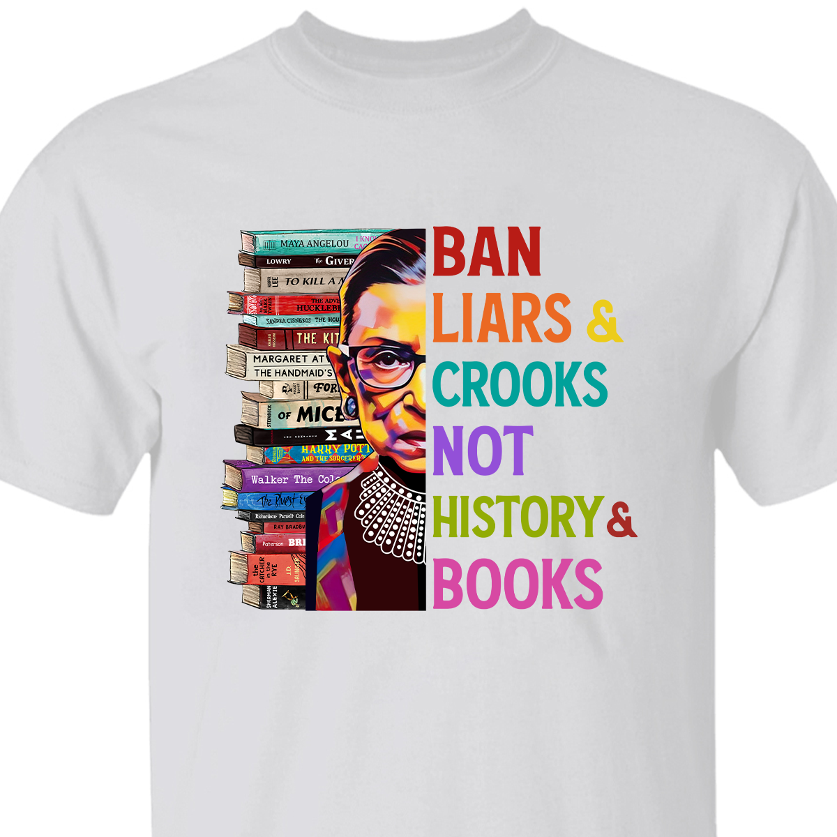 Ban Liars And Crooks Not History And Books Book Lovers Gift TSW313