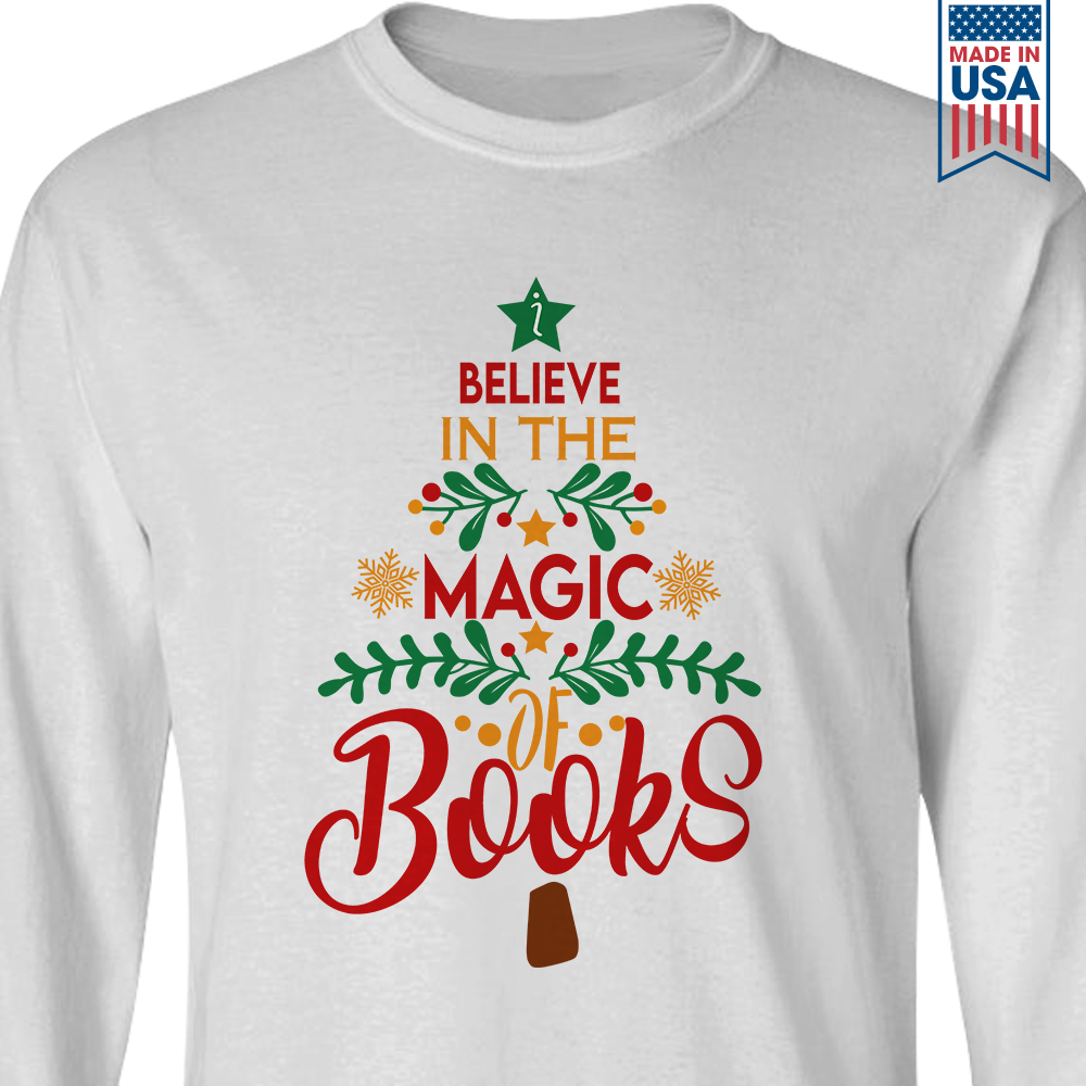 Believe In The Magic Of Books Book Lovers Gift LSW241