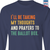 I'll Be Taking My Thoughts And Prayers To The Ballot Box Long Sleeve Shirt LSB408