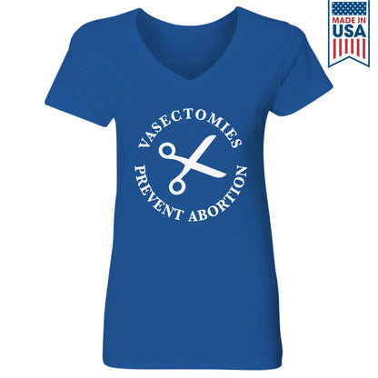 Women's V-neck T-shirt TSVB498