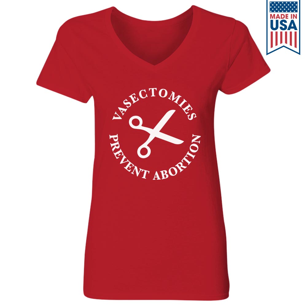 Women's V-neck T-shirt TSVB498