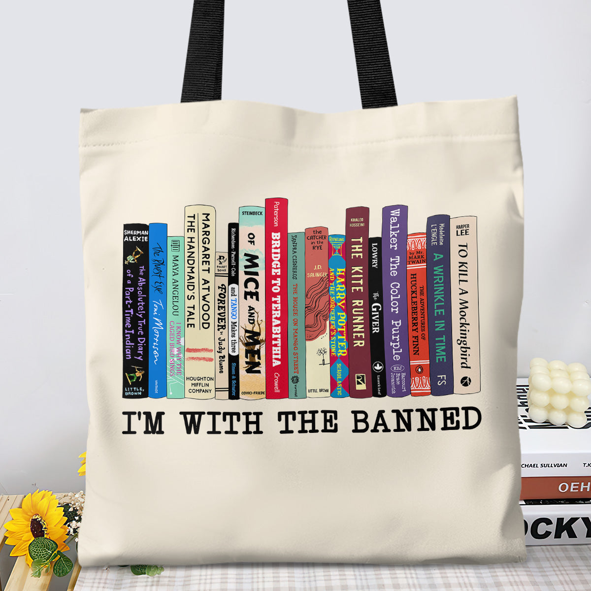 I'm With The Banned Book Lover Gift TBW57