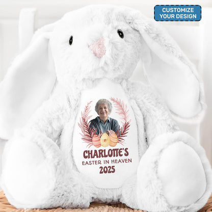 Easter In Heaven - Personalized Stuffed Bunny