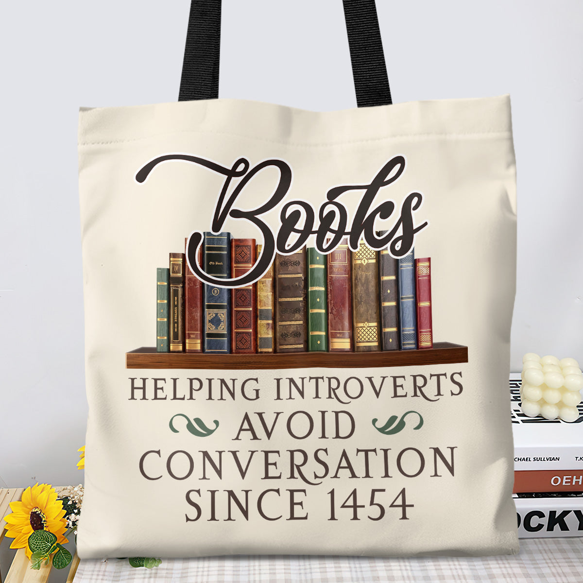 Helping Introverts Avoid Conversation Book Lovers Gift TBW03