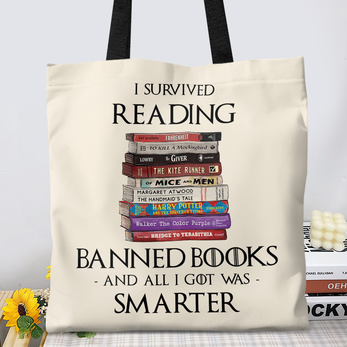 I Survived Reading Banned Books And All I Got Was Smarter Book Lover Gift TBW193